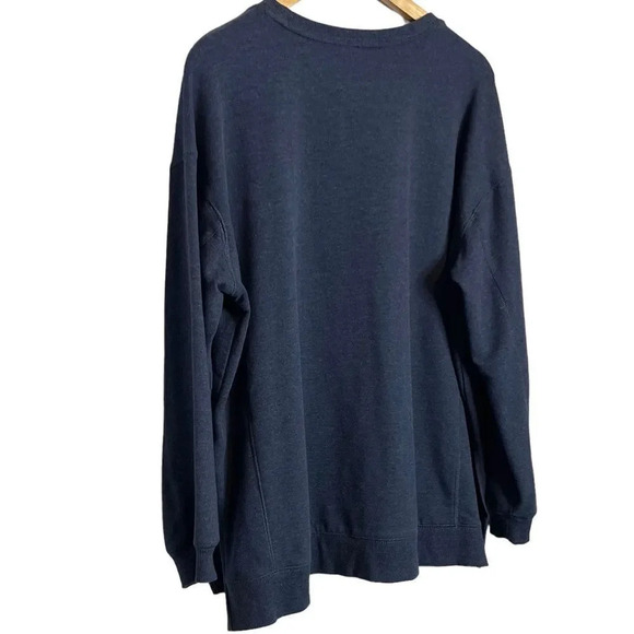 Wildfox | Sweatshirt Crewneck Social Long Sleeve Side Slits Soft Stretch - Picture 7 of 8